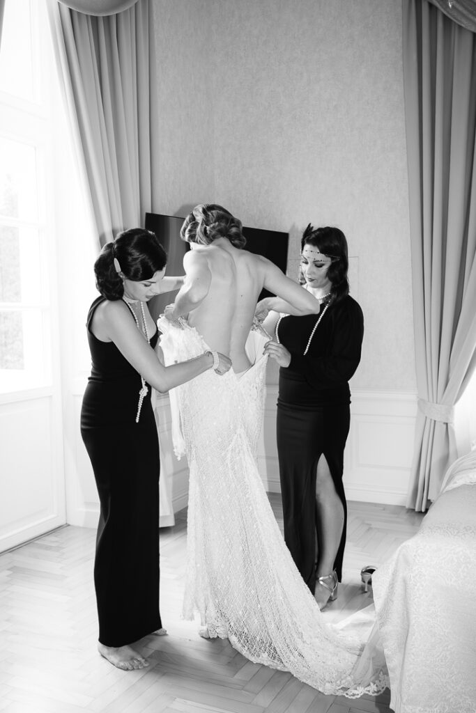 SLOVAKIA WEDDING great gatsby style art deco