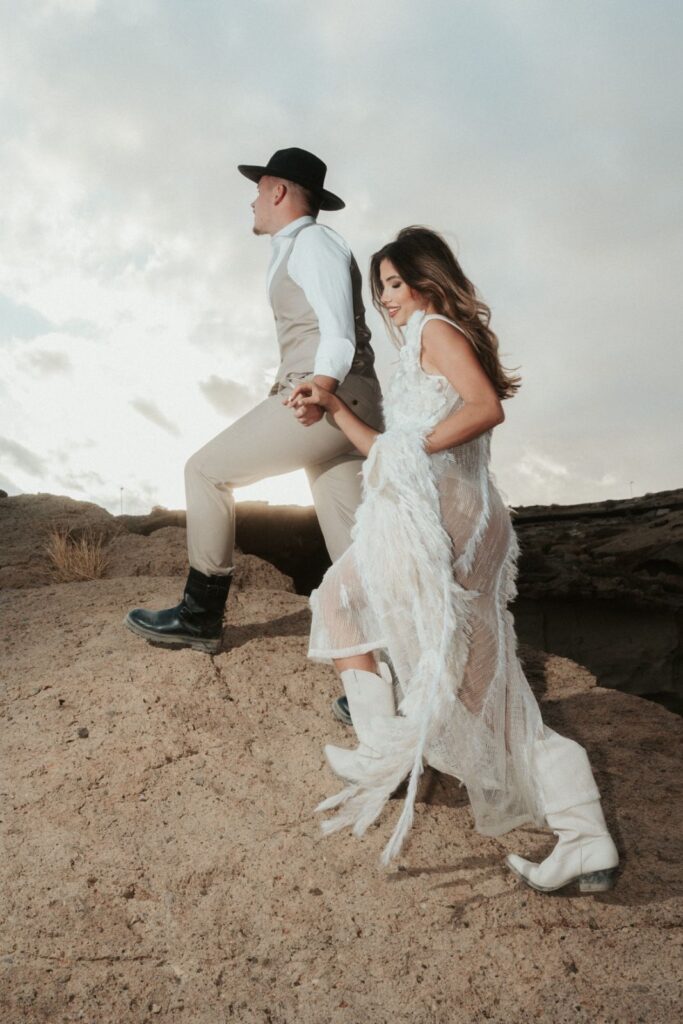 tenerife wedding couple